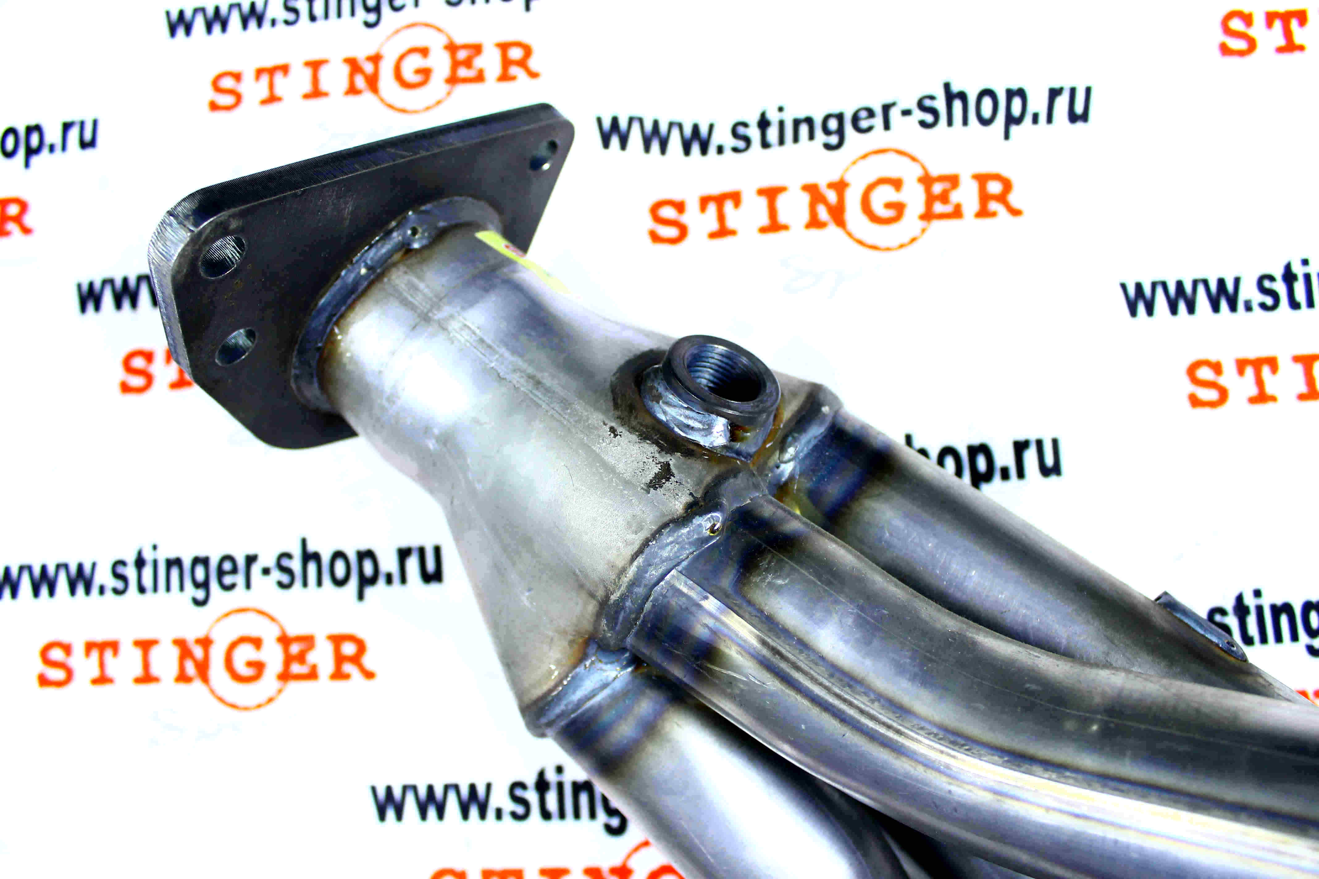 Вставка для замены катализатора "Stinger Sport" для а/м Chevrolet Captiva (C100) (06-11) 2.4L MT (136 лс) аналог GM 92062877 + GM 96983395. Фото �7