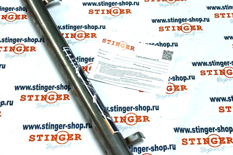 Резонатор (труба) "Stinger Sport" для а/м ВАЗ 2113-15 (под паук) (нержавеющая сталь). Фото �3