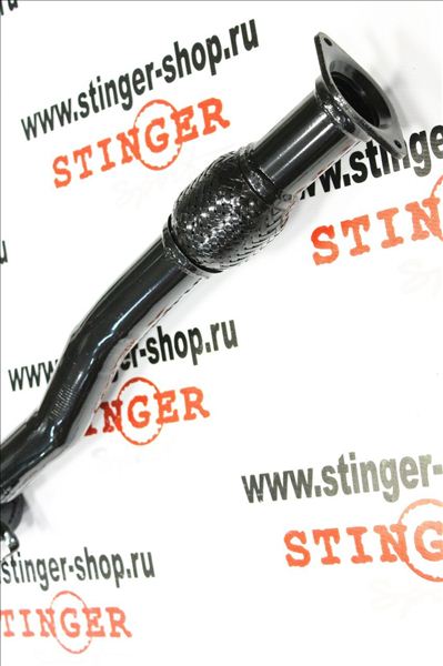 Резонатор "Stinger Sport" 1,6 Старое крепление для а/м ВАЗ 2110, ВАЗ 2111, ВАЗ 2112 с гофрой.. Фото �3