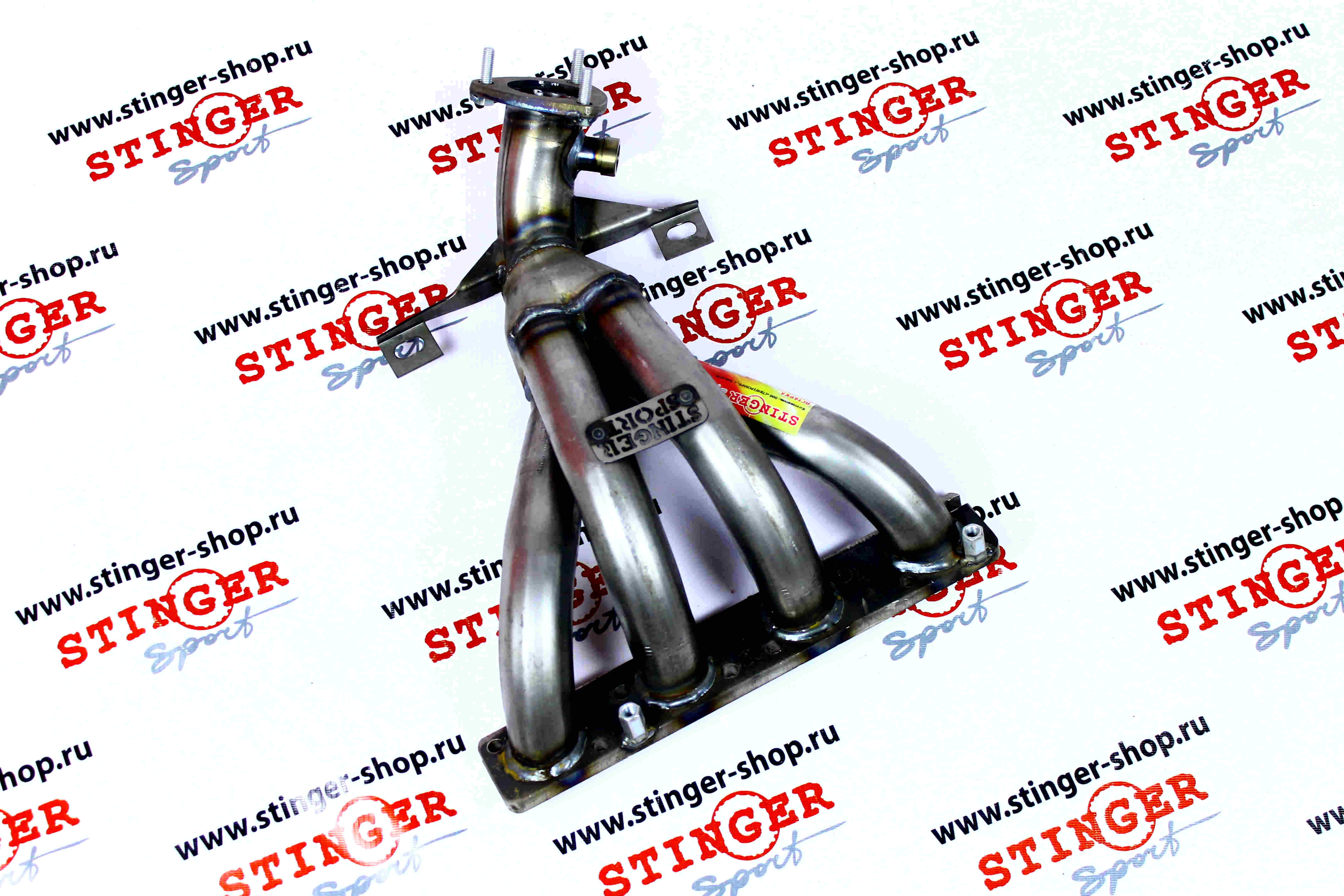 Вставка для замены катализатора "Stinger Sport" 4-1 16V 1.8L ВАЗ 2180 Веста (два датчика кислорода)