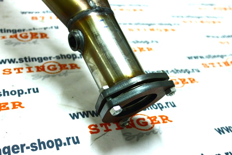 Выпускной коллектор / паук 4-2-1 (Спорт) 16V "Stinger Sport" для а/м ВАЗ 2190 Гранта выход ф60 с фланцем (нержавеющая сталь). Фото �3