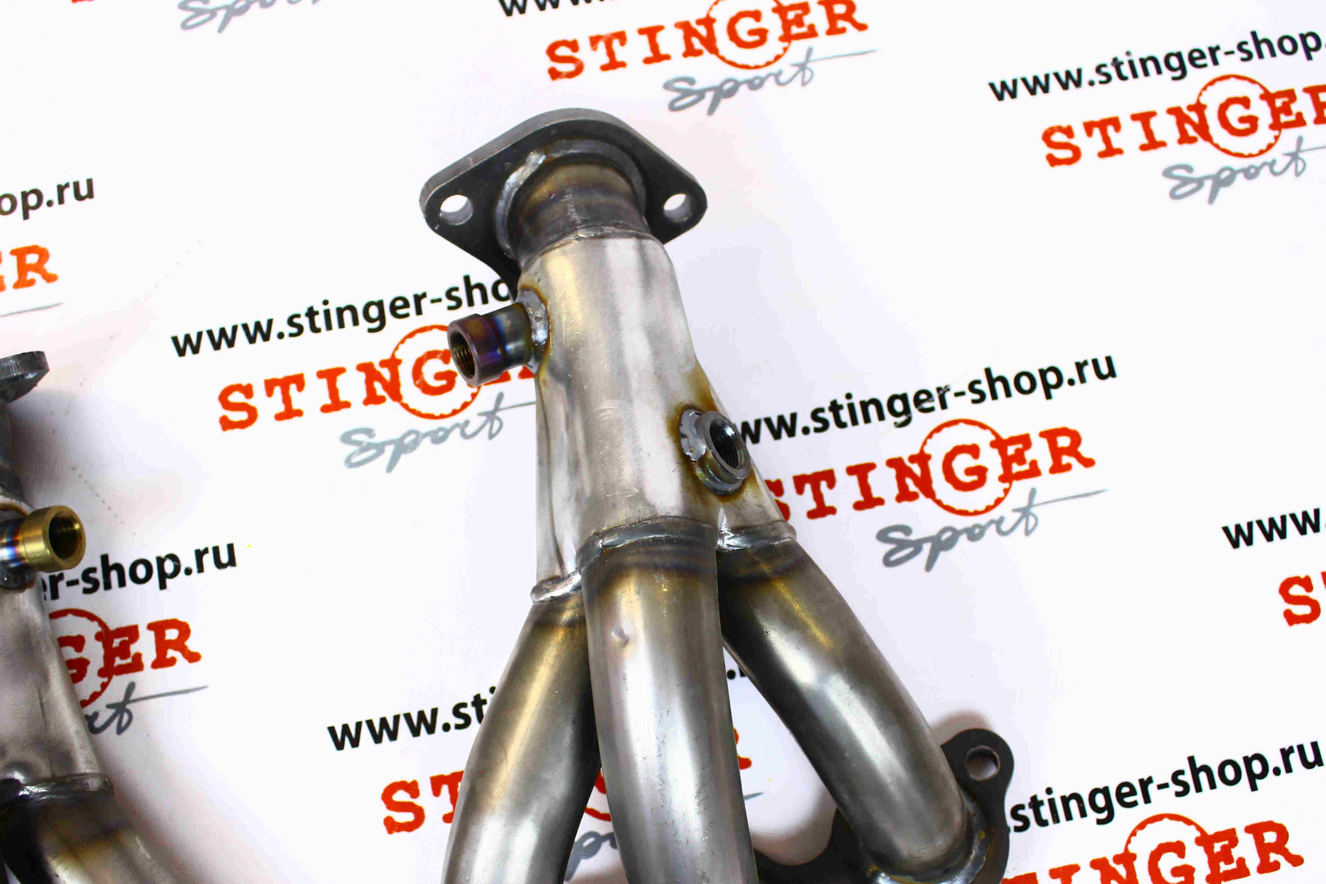 Выпускной коллектор / паук 6-2 "Stinger Sport" для а/м Mitsubishi Outlander II (2005-2009), 3L. Фото �5