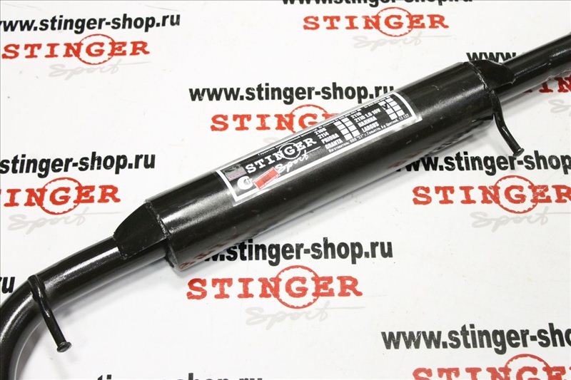 Резонатор  "Stinger Sport" 1,6 L  для а/м ВАЗ 2110, ВАЗ 2111, ВАЗ 2112  с гофрой