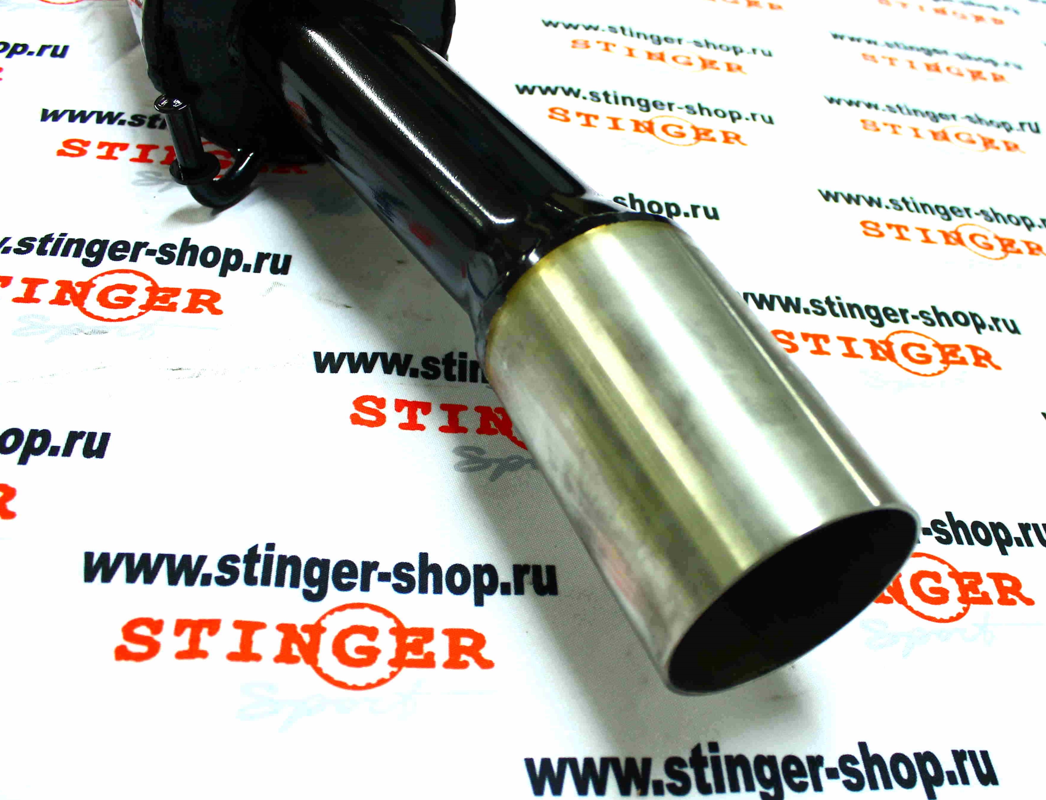 Глушитель основной "Stinger Sport" для а/м ВАЗ 2180 Веста насадка труба Ø85 мм