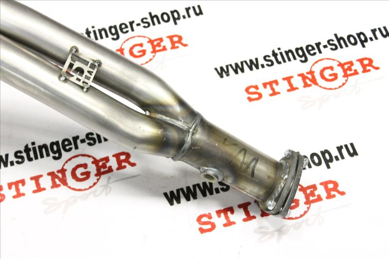 Выпускной коллектор / паук 4-2-1 (Спорт) 8 V "Stinger Sport " для а/м ВАЗ 1117-19  выход 60мм c фланцем