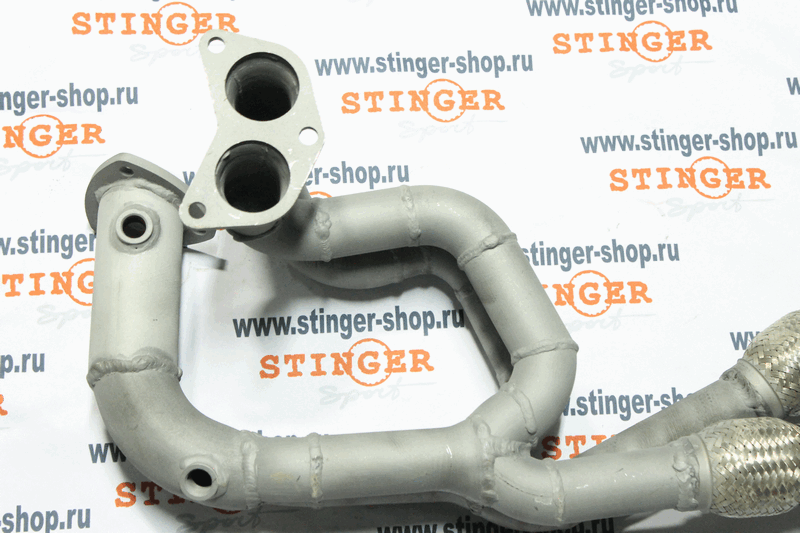 Вставка для замены катализатора "Stinger Sport" для Subaru Forester SH 2008-2011 2.0 EMPI DOHC. Фото �5