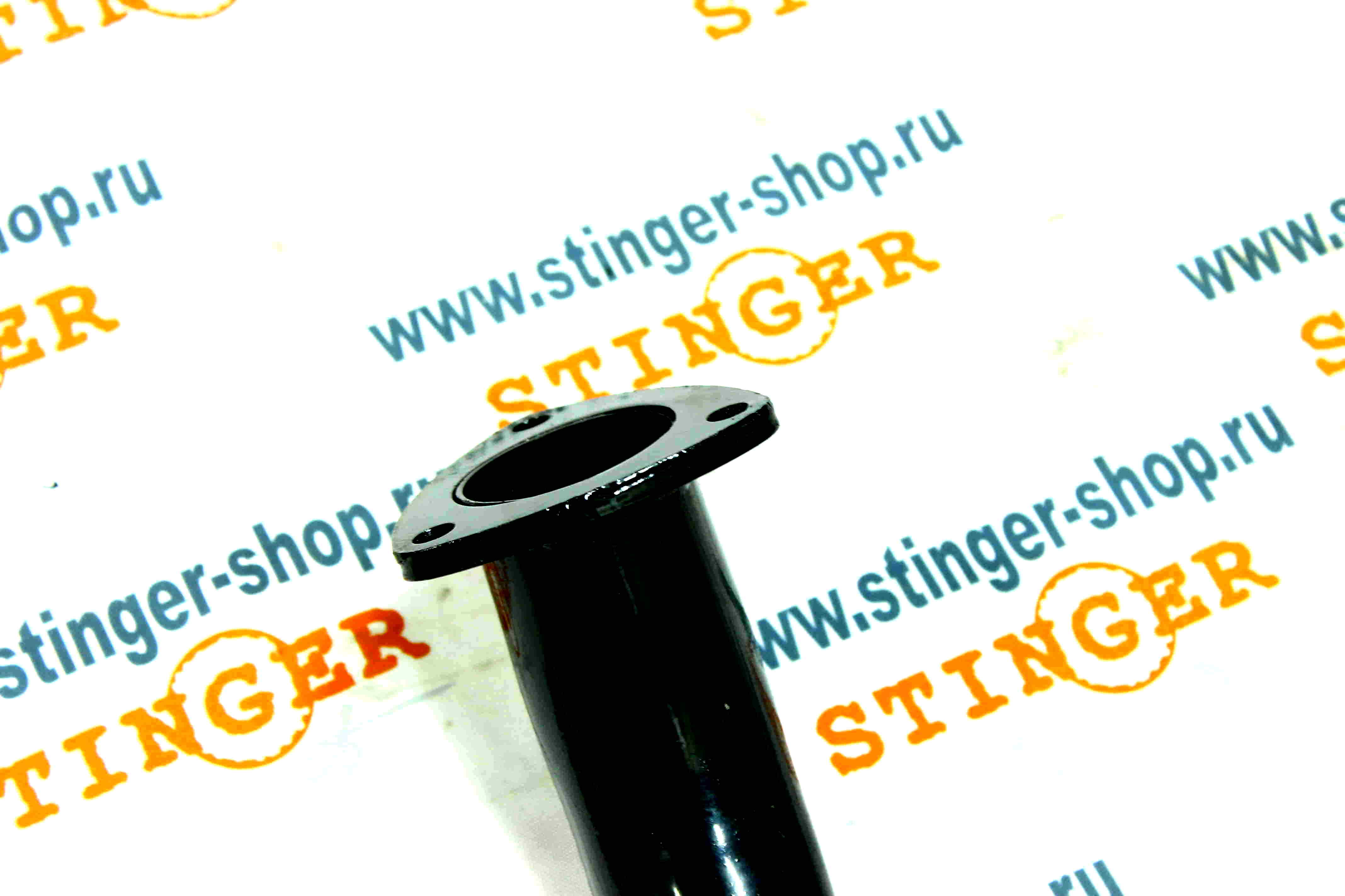 Глушитель основной Стингер для Нива 21214 насадка труба Ø85 мм без выреза бампера. Фото �4