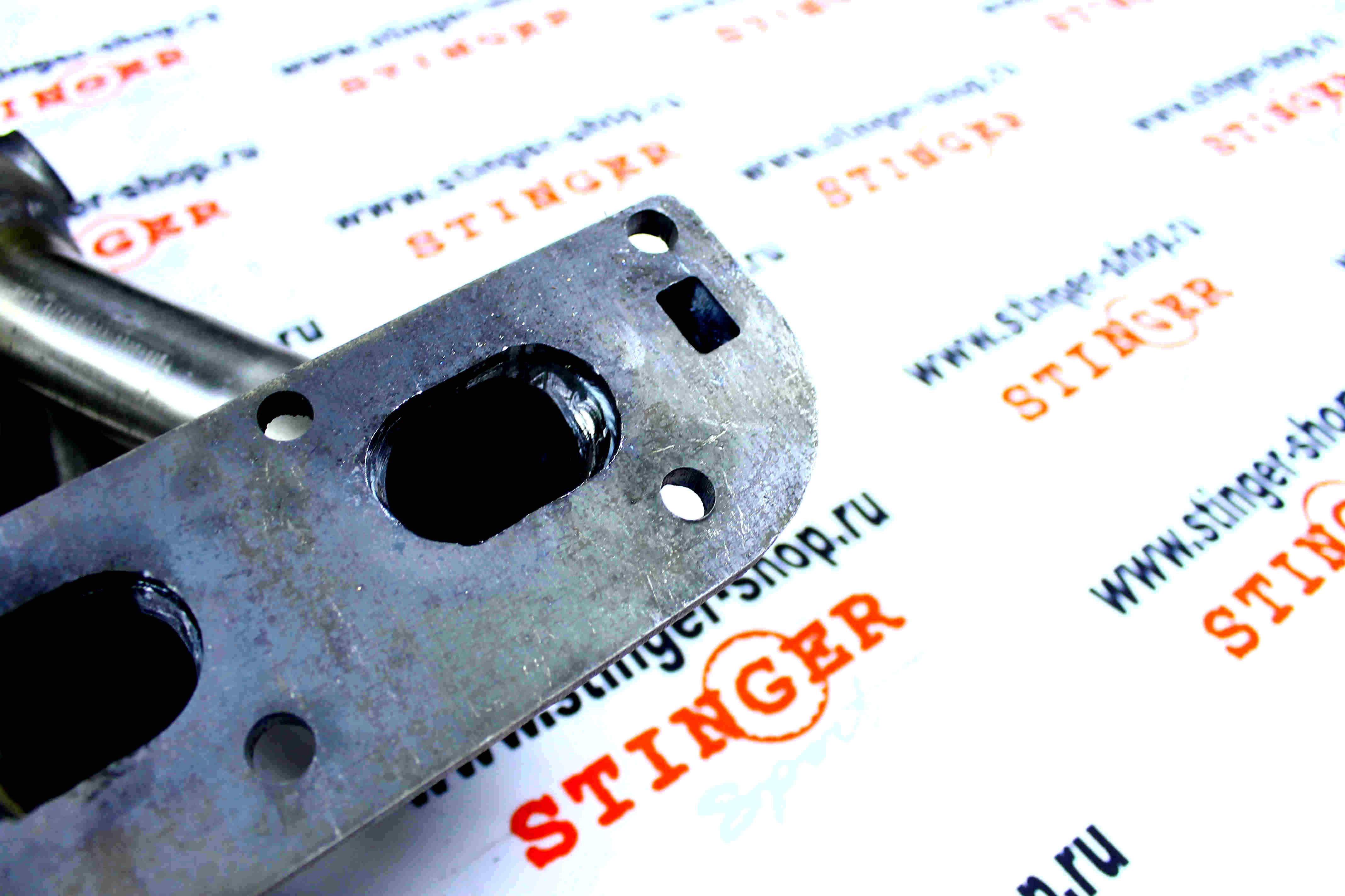 Вставка для замены катализатора 0849536/0849171 "Stinger Sport" для а/м Opel Astra H 1,2/1.4L (нержавеюшая сталь)