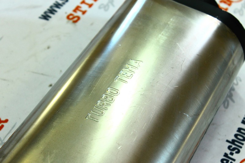 Глушитель "TURBOTEMA" универсальный, нержавеющая сталь, (250 х 51). Фото �2