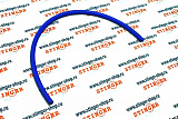 Шланг силиконовый водостойкий Ø 10 мм, L=1 м (армированный, синий)