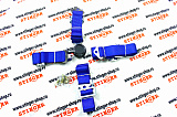 Ремни безопасности "TURBOTEMA" 4-х точечные, 2" ширина, быстросъемные (синие) JBR4001-4