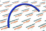 Шланг силиконовый водостойкий Ø 20 мм, L=1 м (армированный, синий)