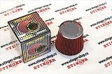 Фильтр воздушный Pro.Sport FLOW красный/хром, закрытый (155х130, D=70) RS-03601